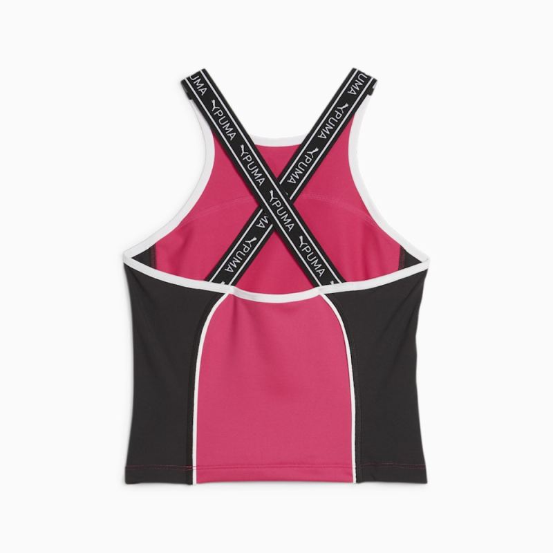 Puma | Women's FIT TRAIN STRONG Fitted Tank - Garnet Rose