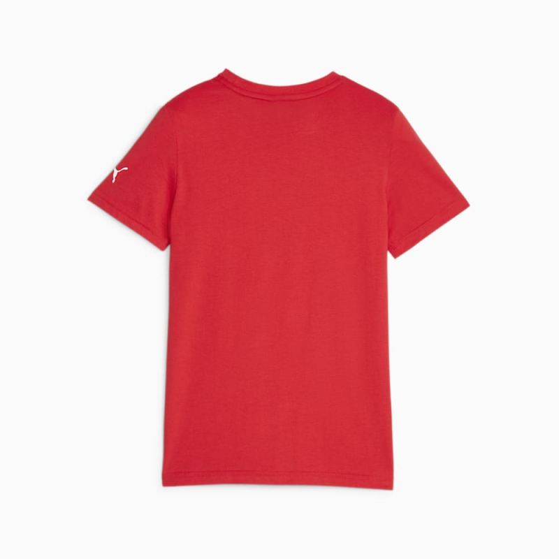 Puma | Girls Scuderia Ferrari Kids Motorsport Tee - Rosso Corsa