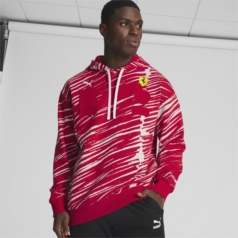 Puma | Men's SCUDERIA FERRARI x JOSHUA VIDES Hoodie - Rosso Corsa