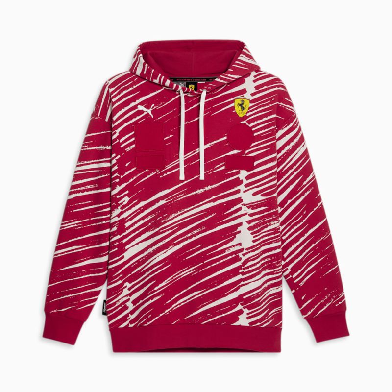 Puma | Men's SCUDERIA FERRARI x JOSHUA VIDES Hoodie - Rosso Corsa