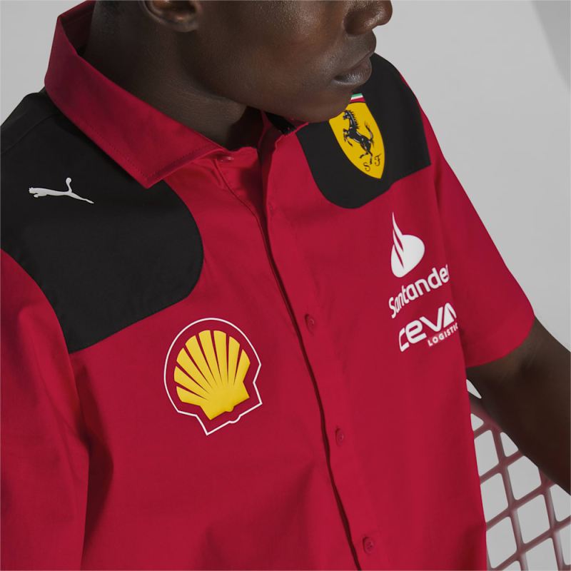 Puma | Men's Scuderia Ferrari Shirt - Rosso Corsa