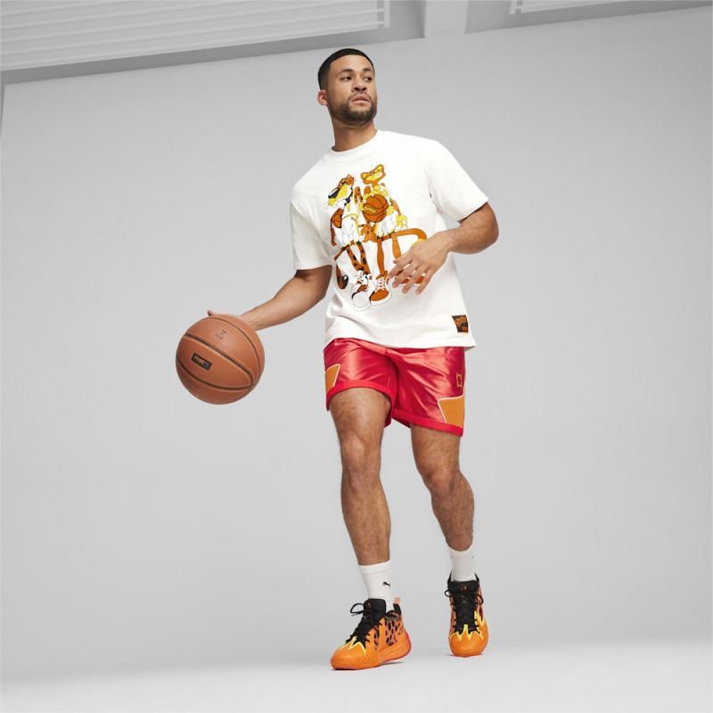 Puma | Men's HOOPS x CHEETOS Tee I - White