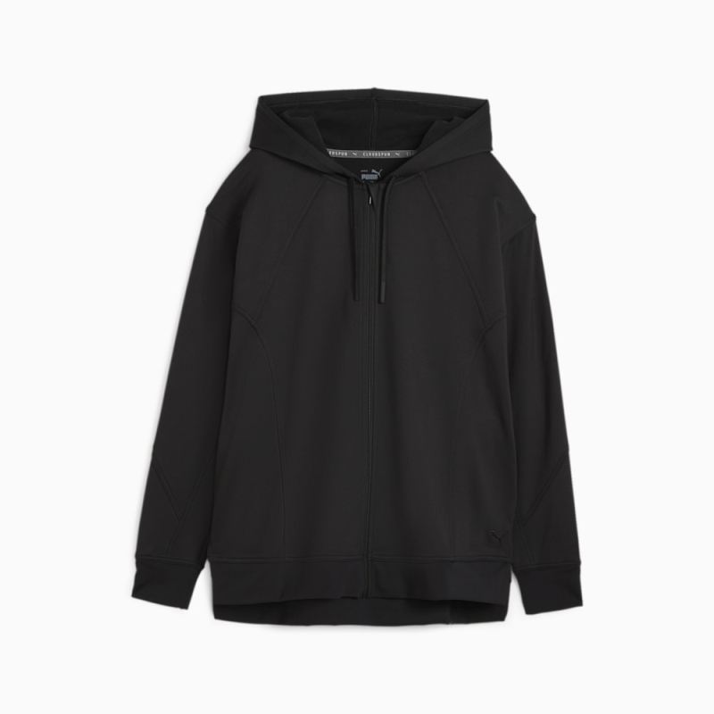 Puma | Women's CLOUDSPUN Full-Zip Training Hoodie - Black