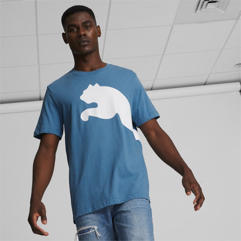 Puma | Men's Oversized Logo Tee - Deep Dive