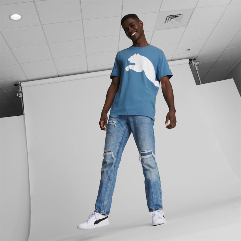 Puma | Men's Oversized Logo Tee - Deep Dive