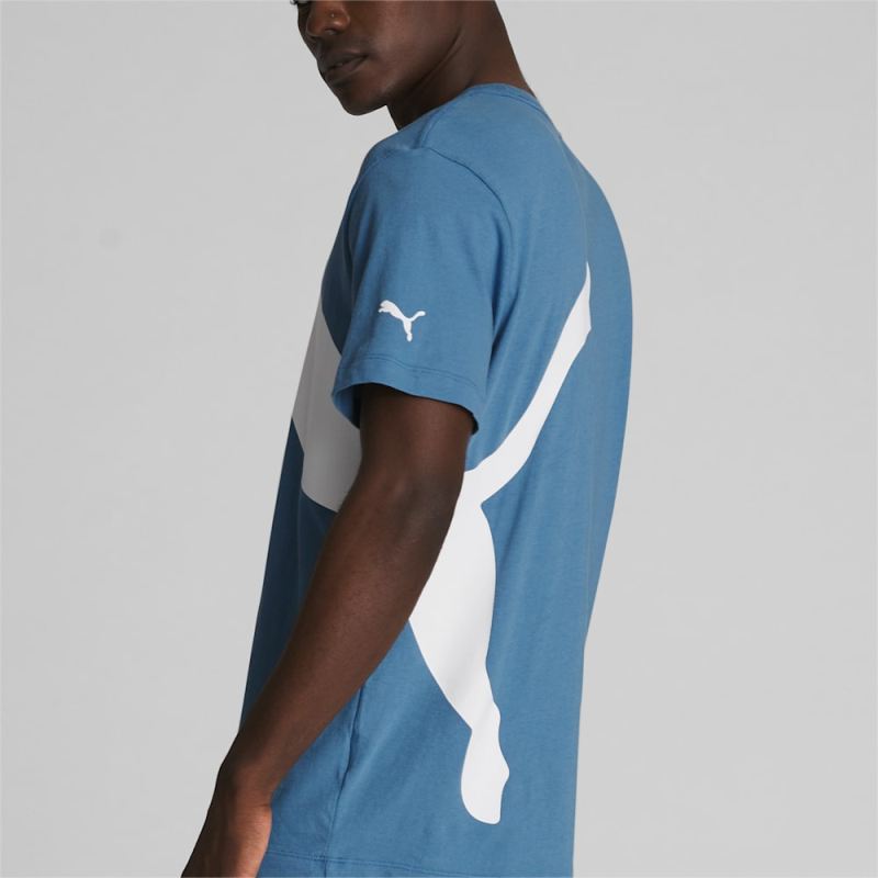 Puma | Men's Oversized Logo Tee - Deep Dive