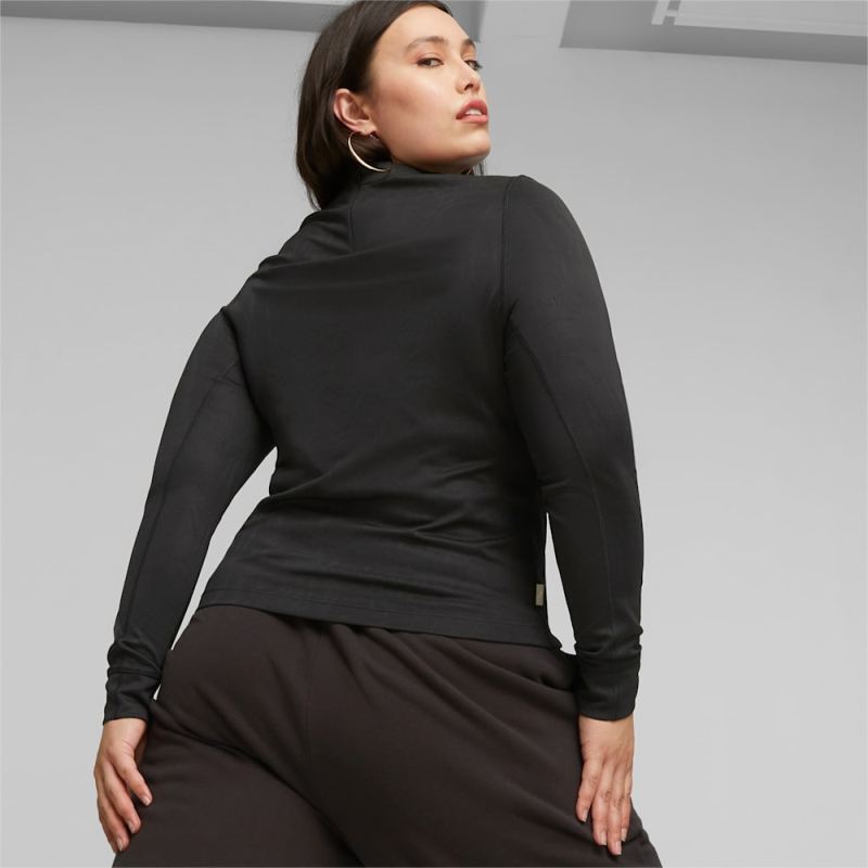 Puma | Women's INFUSE Long Sleeve Tee - Black