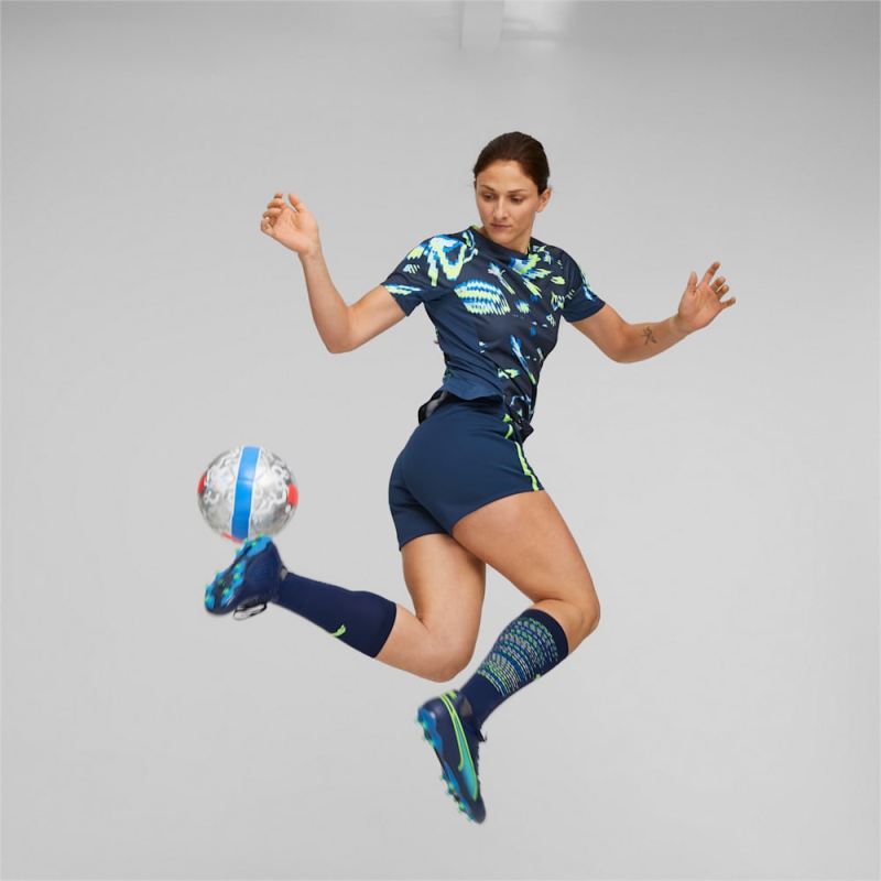 Puma | Women's individualBLAZE Soccer Jersey - Persian Blue-Pro Green