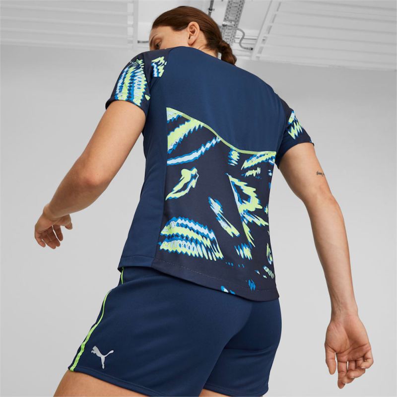 Puma | Women's individualBLAZE Soccer Jersey - Persian Blue-Pro Green