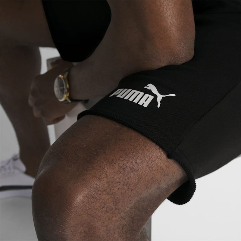 Puma | Men's Essentials+ 12" Shorts - Cotton Black-White