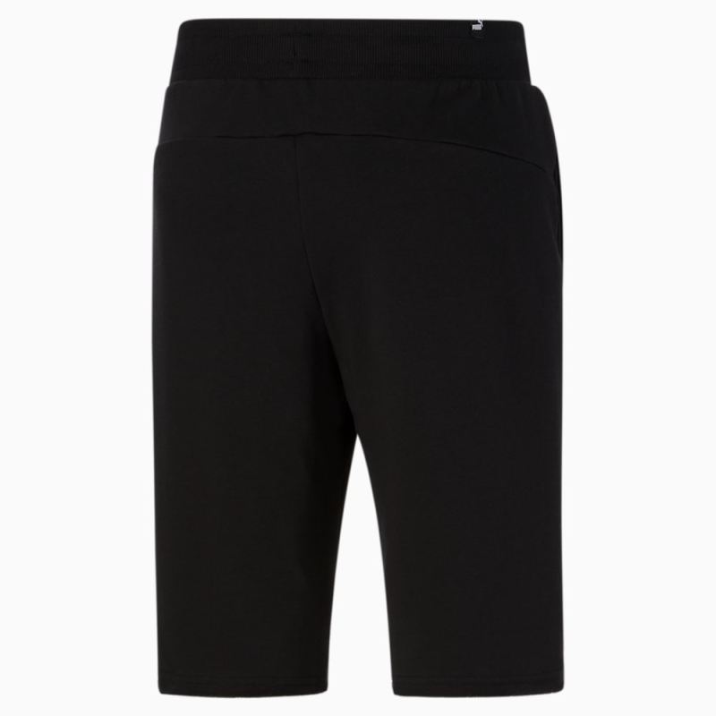 Puma | Men's Essentials+ 12" Shorts - Cotton Black-White