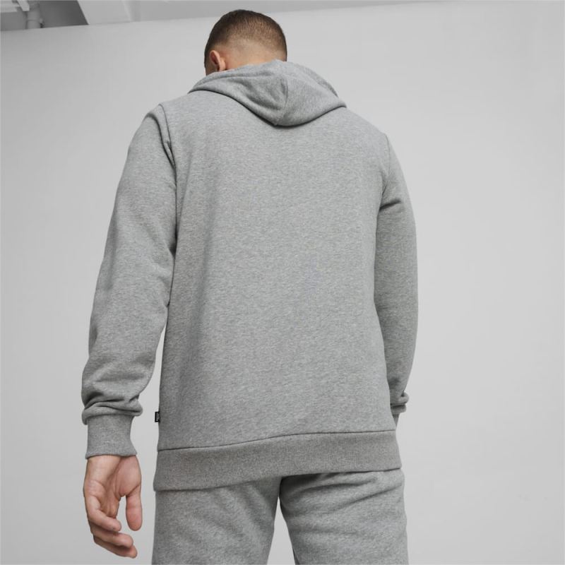 Puma | Men's ESS+ LOGO LAB Hoodie - Medium Gray Heather