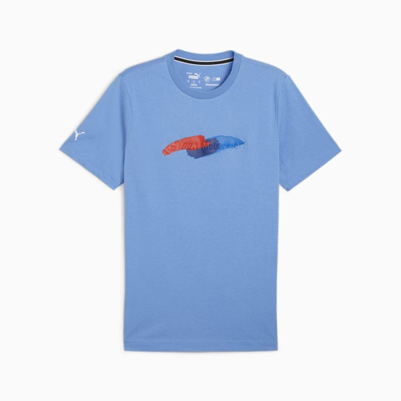 Puma | Men's BMW M Motorsport Statement Tee - Blue Skies