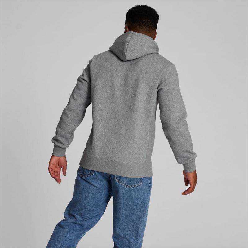 Puma | Men's Suede Hoodie - Medium Gray Heather