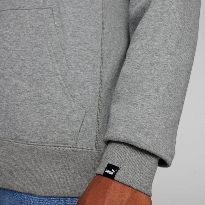 Puma | Men's Suede Hoodie - Medium Gray Heather