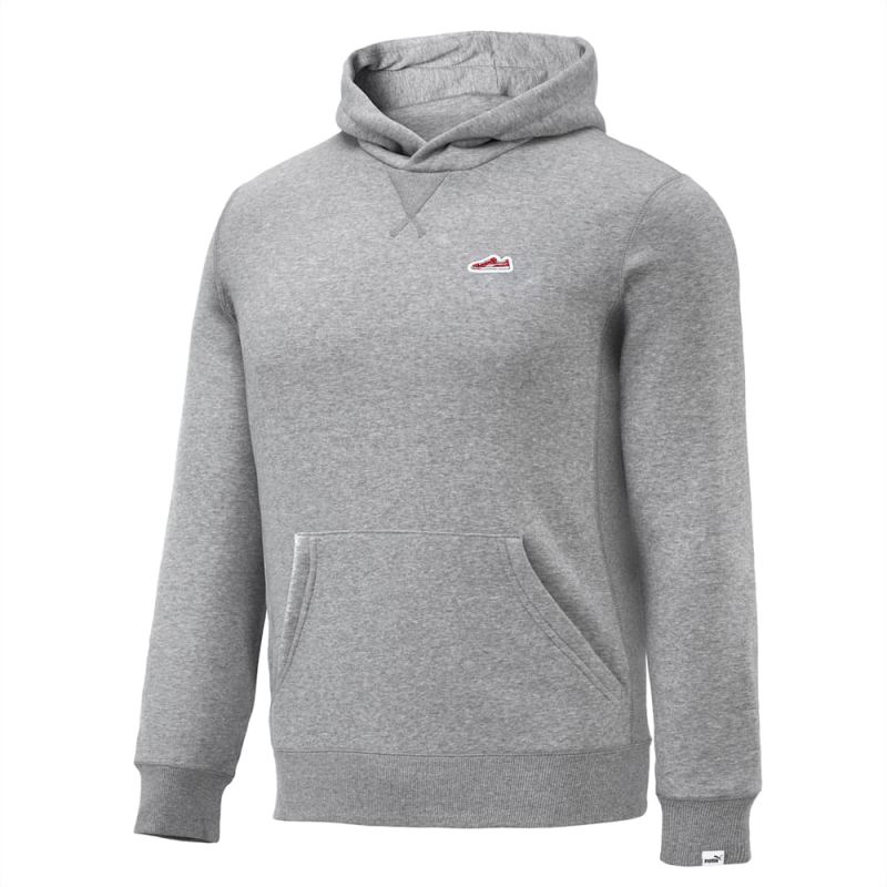 Puma | Men's Suede Hoodie - Medium Gray Heather