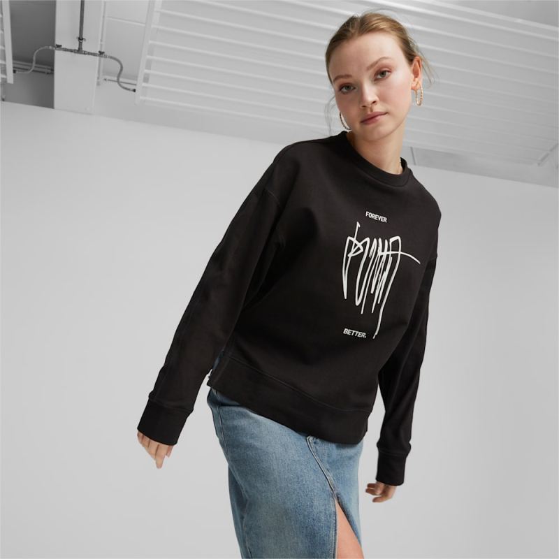 Puma | Women's Classics Sweatshirt - Black