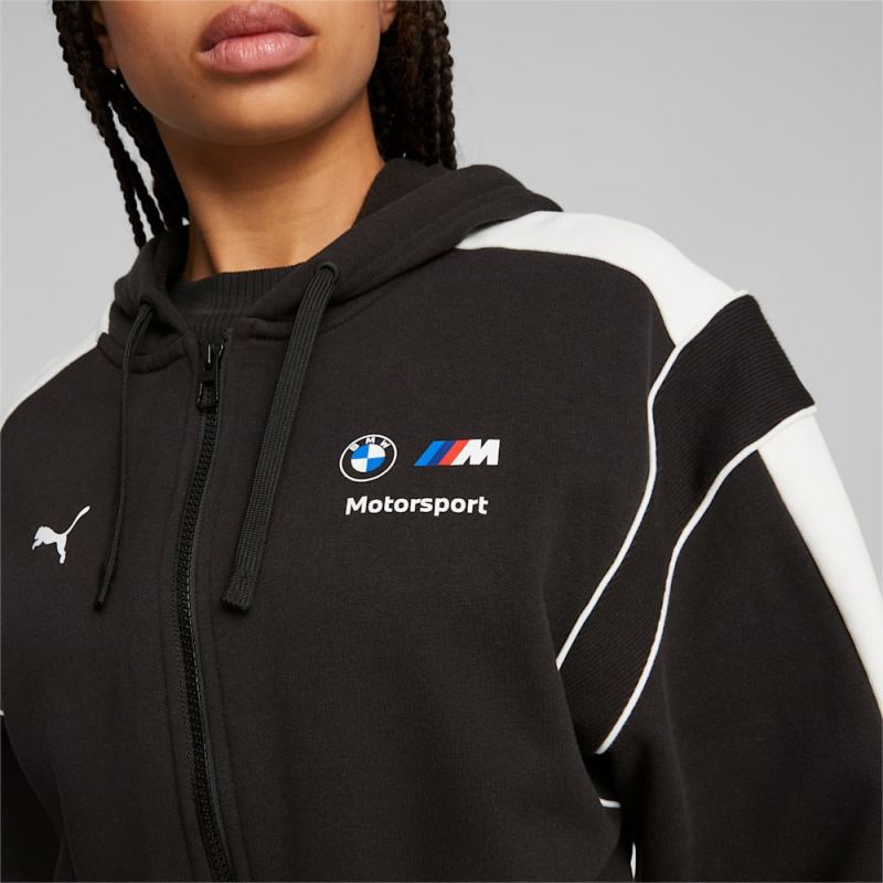 Puma | Women's BMW M Motorsport MT7 Cropped Sweatshirt - Black