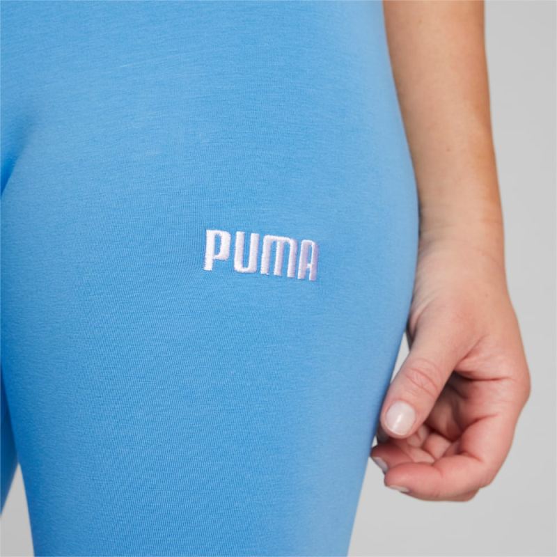 Puma | Women's Logo Short Tights - Bonnie Blue