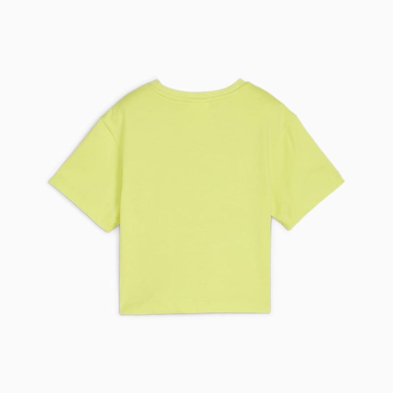 Puma | Girls Puma | Girls x TROLLS Little Kids Graphic Tee - Lime Sheen