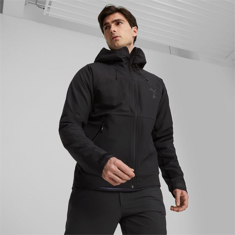 Puma | Men's SEASONS Softshell Running Jacket - Black