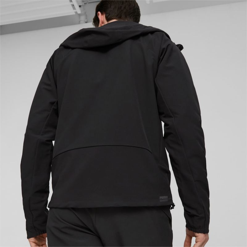 Puma | Men's SEASONS Softshell Running Jacket - Black