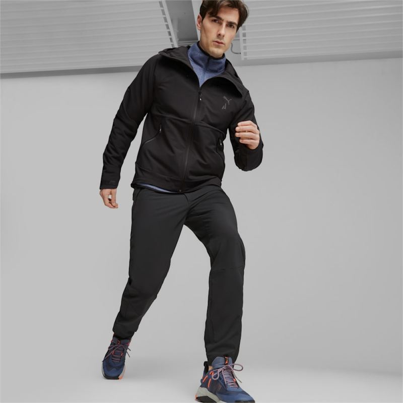 Puma | Men's SEASONS Softshell Running Jacket - Black