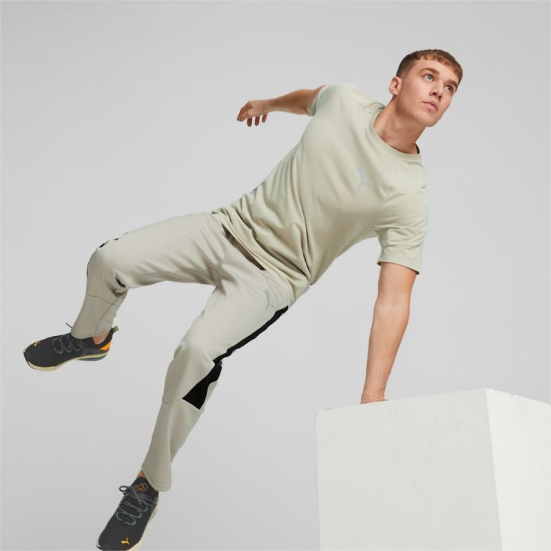 Puma | Men's Evostripe Warm Pants - Pebble Gray