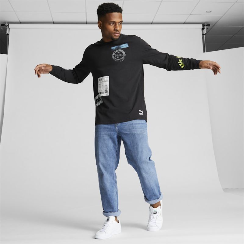 Puma | Men's We Are Legends WRK.WR Long Sleeve Tee - Black