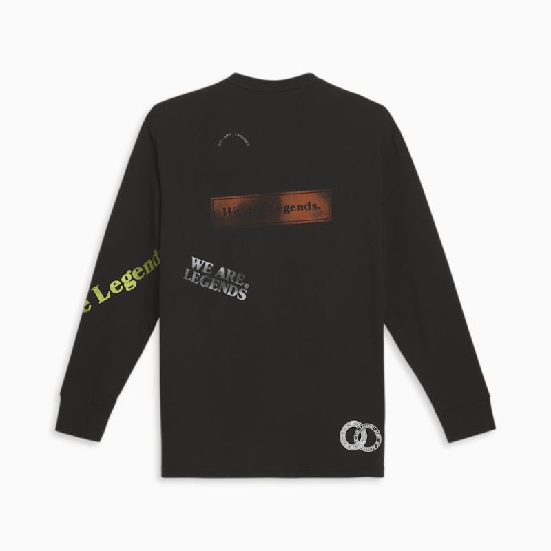 Puma | Men's We Are Legends WRK.WR Long Sleeve Tee - Black