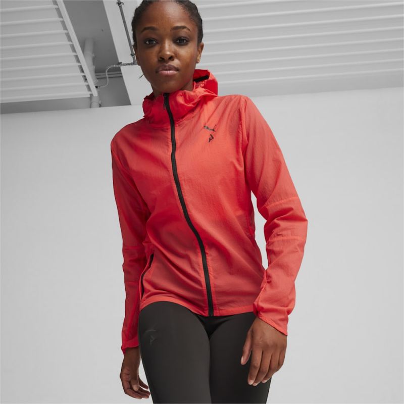 Puma | Women's SEASONS Ultra Trail Jacket - Active Red