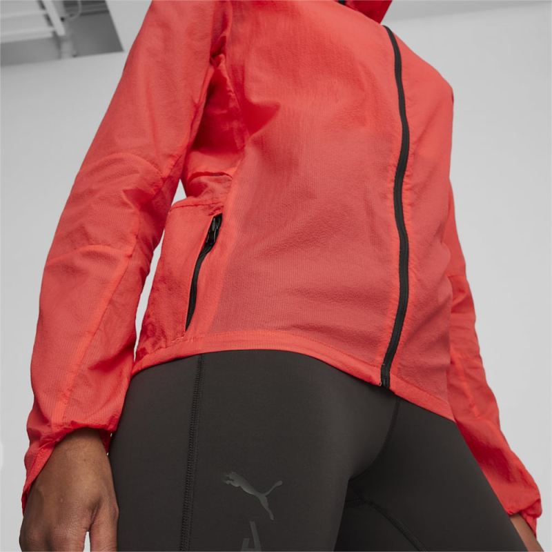 Puma | Women's SEASONS Ultra Trail Jacket - Active Red