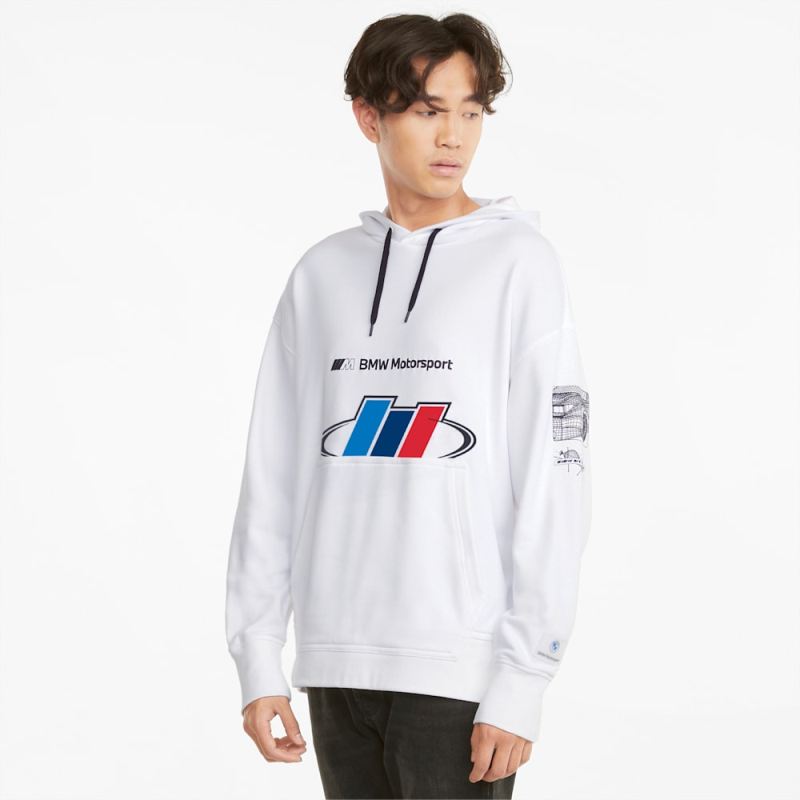 Puma | Men's BMW M Motorsport Street Hoodie - White