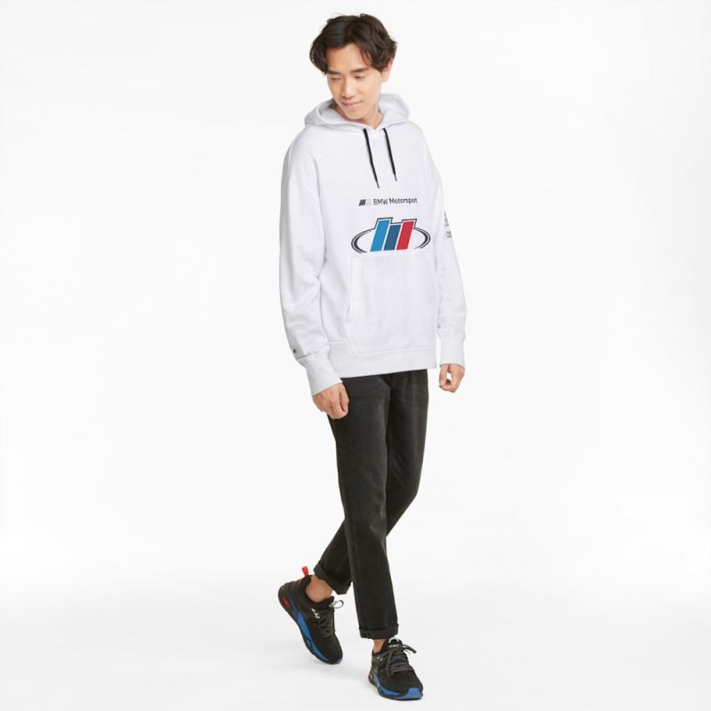 Puma | Men's BMW M Motorsport Street Hoodie - White