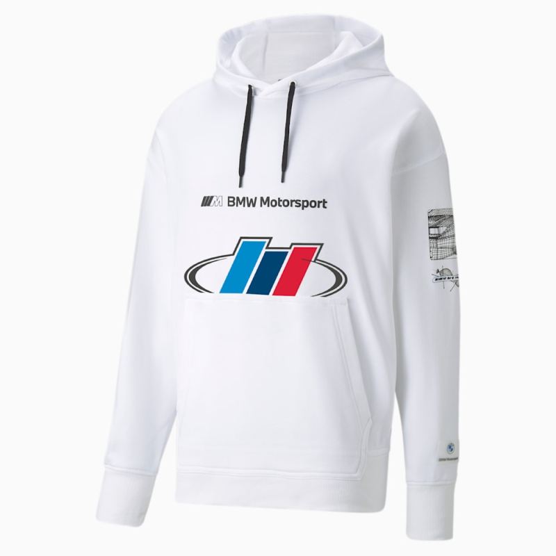 Puma | Men's BMW M Motorsport Street Hoodie - White