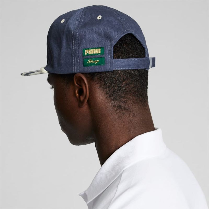 Puma | Men's x RHUIGI Flat Brim Cap - Inky Blue