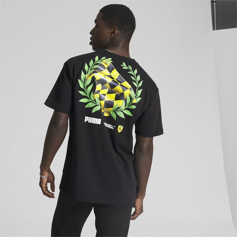 Puma | Men's SCUDERIA FERRARI x JOSHUA VIDES Tee - Black