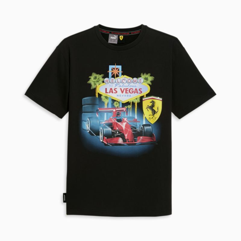 Puma | Men's SCUDERIA FERRARI x JOSHUA VIDES Tee - Black