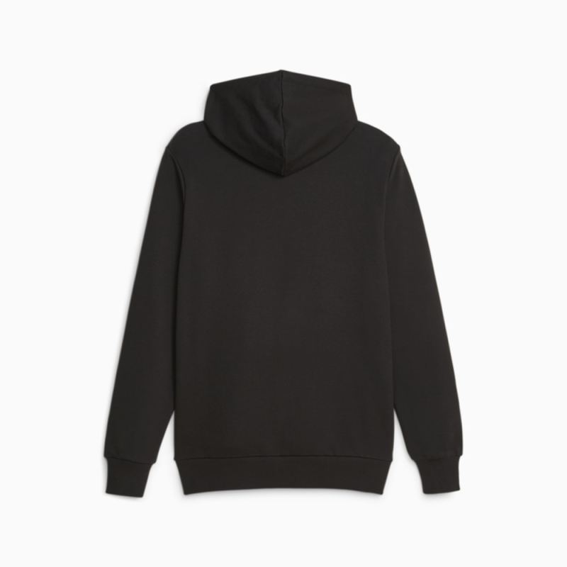 Puma | Men's Classics Logo Hoodie - Black-Hot Heat