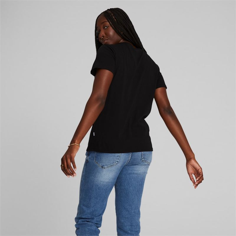 Puma | Women's Upfront Line T-Shirt - Black