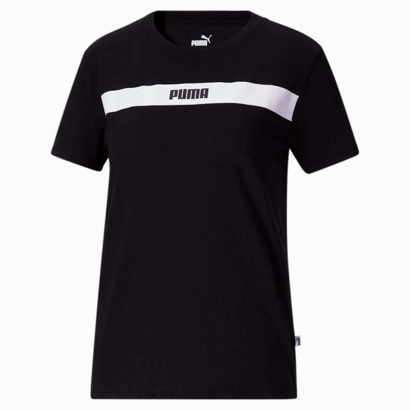 Puma | Women's Upfront Line T-Shirt - Black