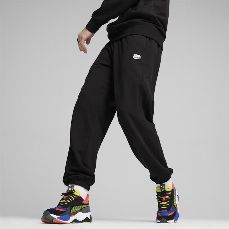 Puma | Men's For the Fanbase T7 Super Puma | Men's Sweatpants - Black