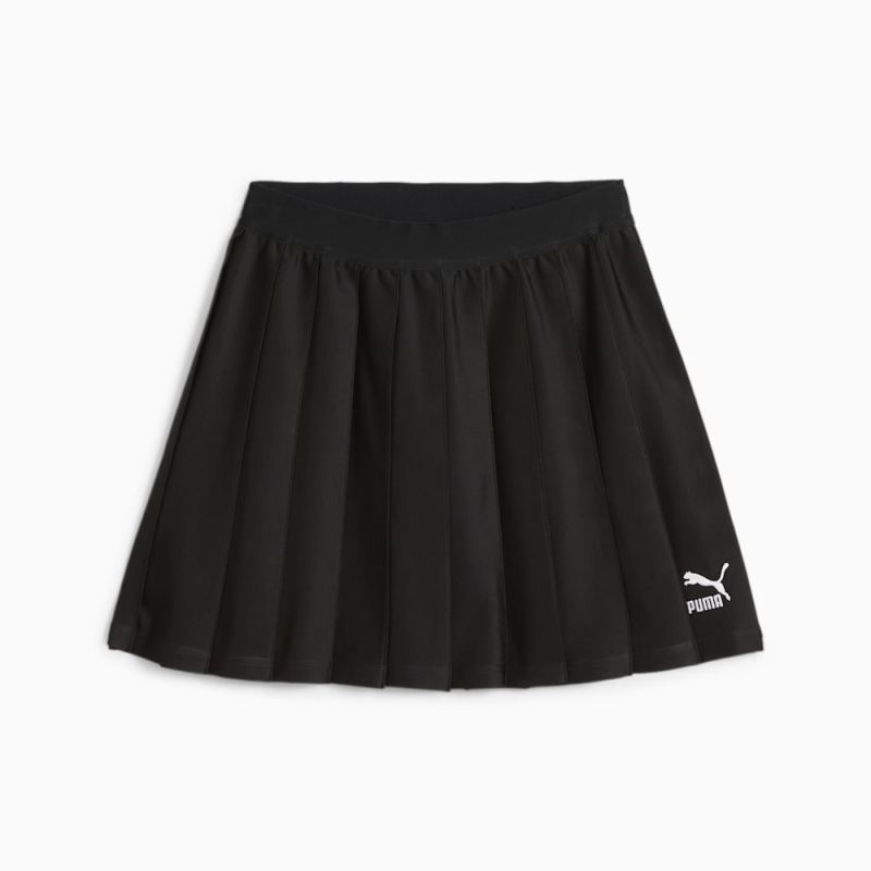 Puma | Women's CLASSICS Pleated Skirt - Black