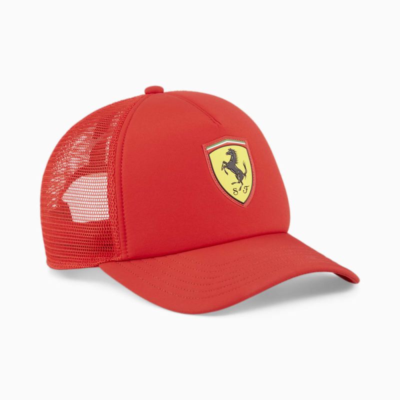 Puma | Women's Scuderia Ferrari Race Trucker Cap - Rosso Corsa