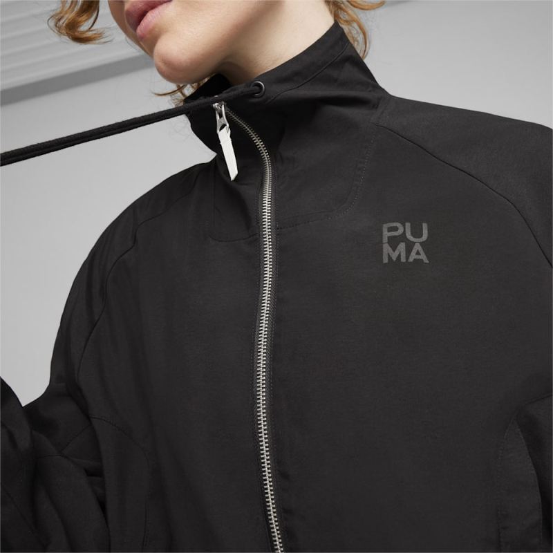 Puma | Women's INFUSE Relaxed Woven Jacket - Black