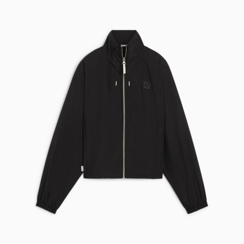 Puma | Women's INFUSE Relaxed Woven Jacket - Black