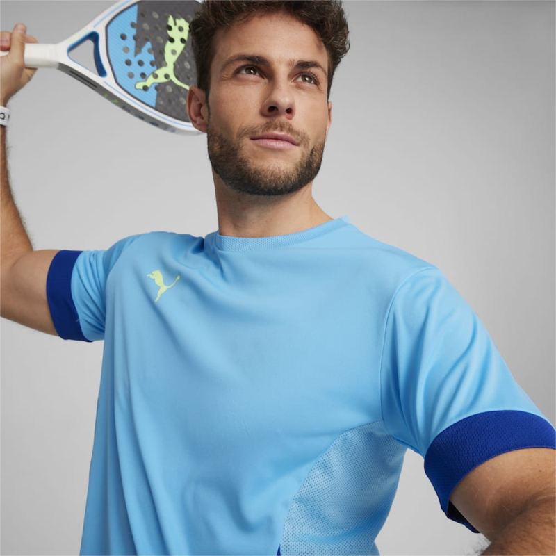 Puma | Men's Individual Racquet Sports Jersey - Luminous Blue