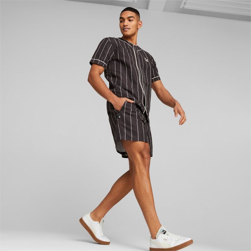 Puma | Men's TEAM 6" Woven Shorts - Black