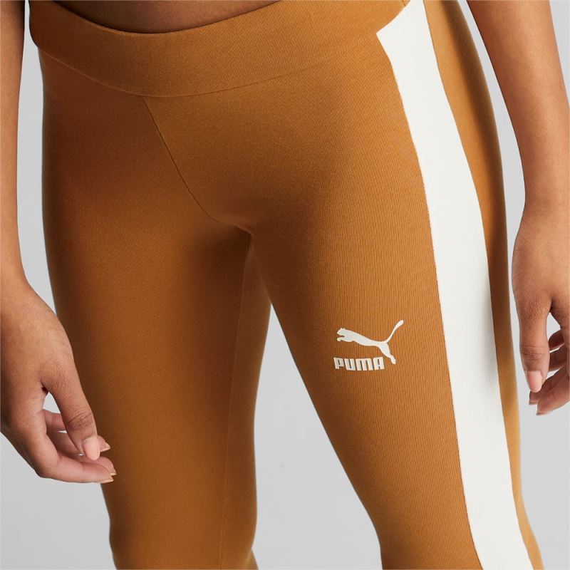 Puma | Women's Iconic T7 Leggings - Desert Tan