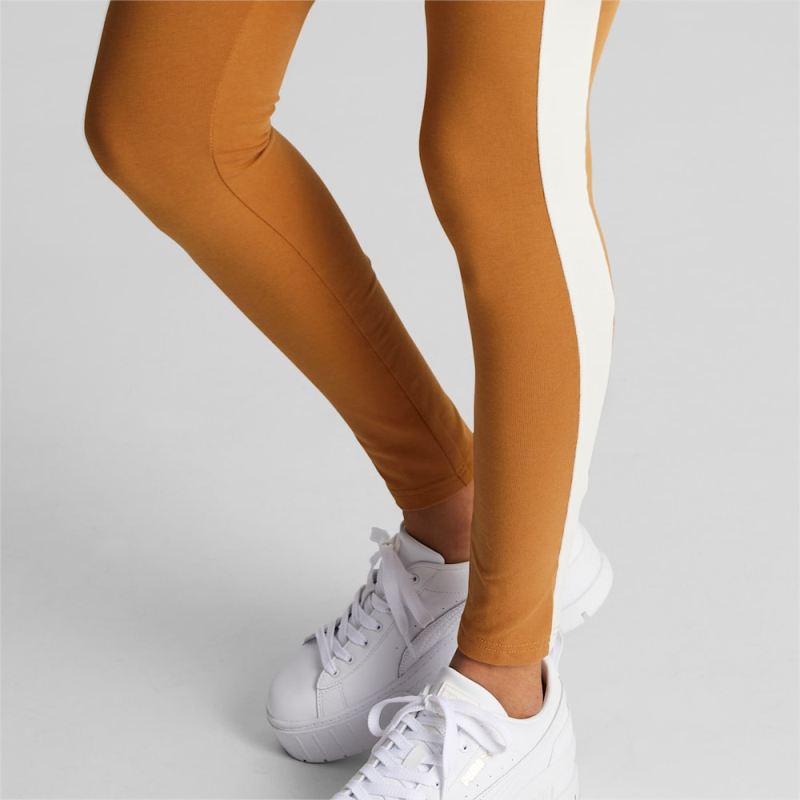 Puma | Women's Iconic T7 Leggings - Desert Tan